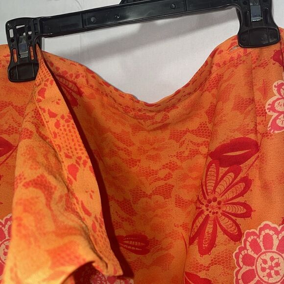 K studio orange wrap skirt - Picture 9 of 9